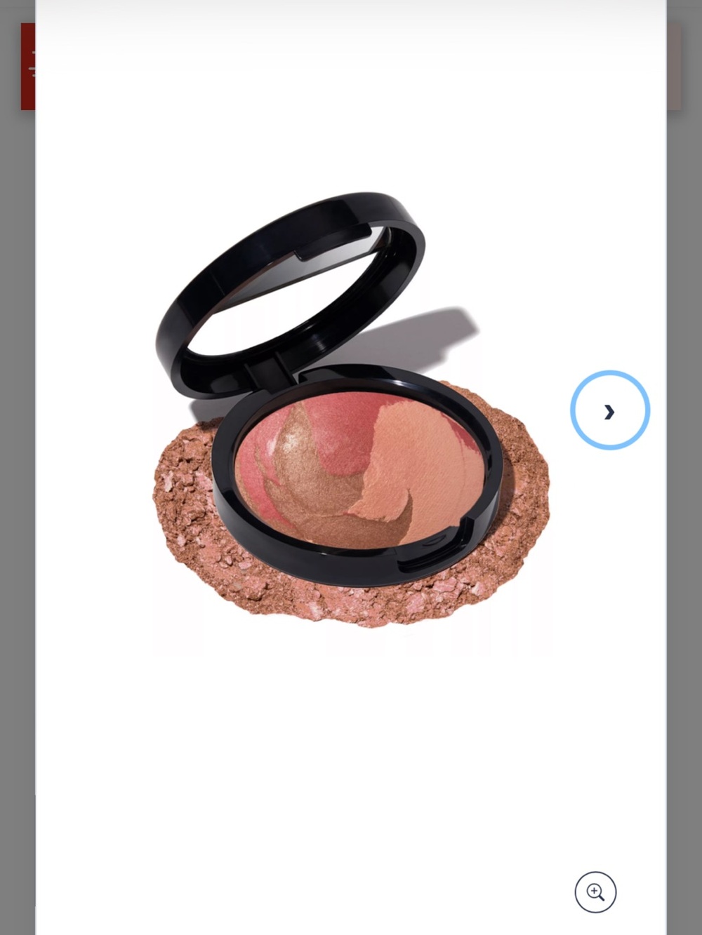 Baked Marble Blush & Bronze 2-in-1 -Strawberry Bronze.